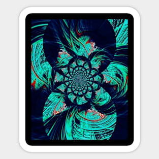 fractal vision Sticker